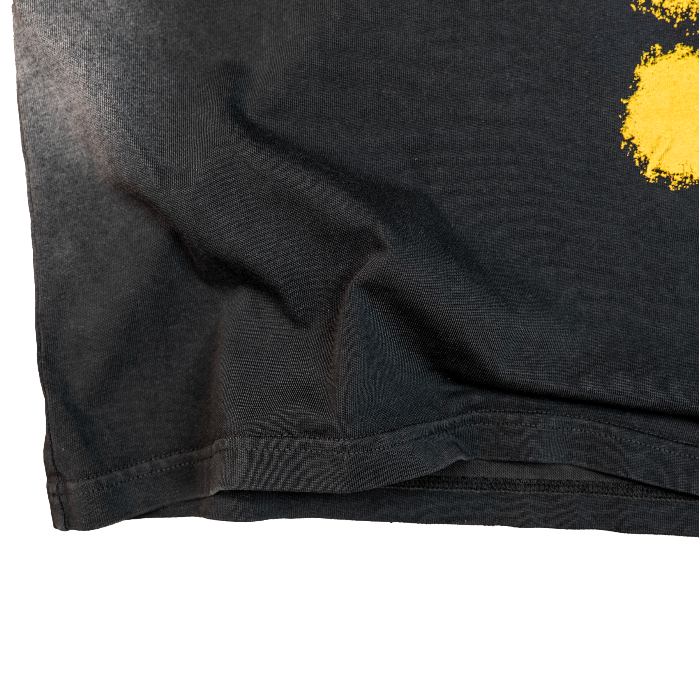 washed black nahaufnahme saum