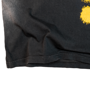 washed black nahaufnahme saum