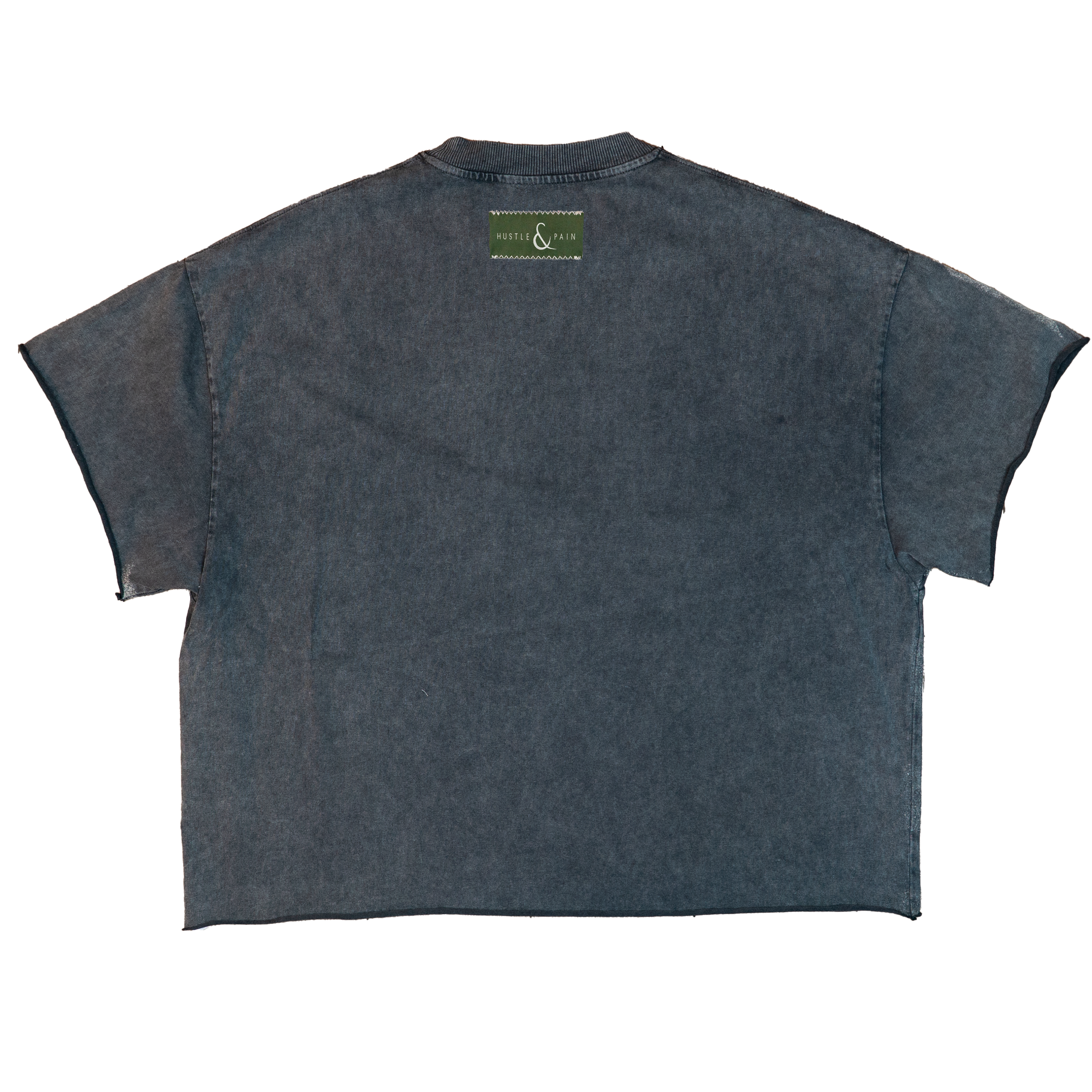 grau gestreift hinten