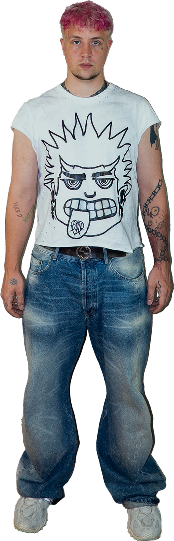 'DIRT MOUTH' T-Shirt Eierschale – Vorschaubild